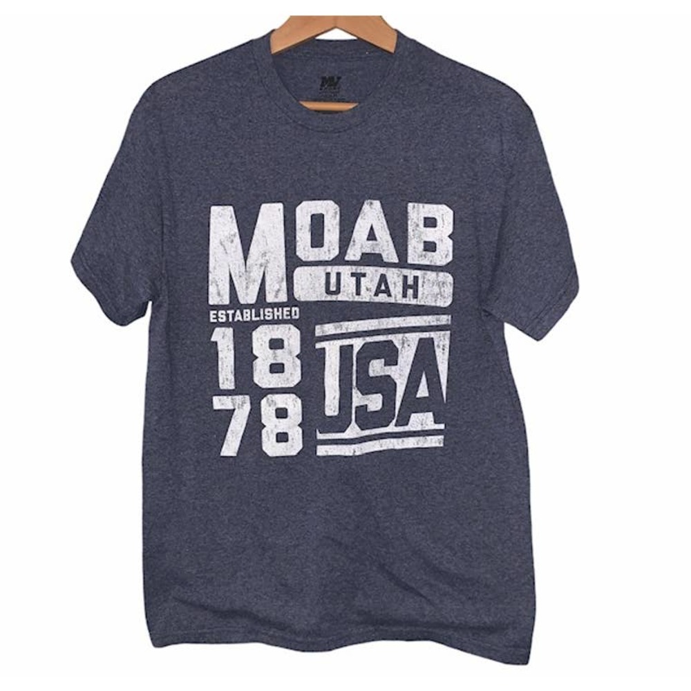 MOAB UTAH 1878 Men's Graphic Tee - M